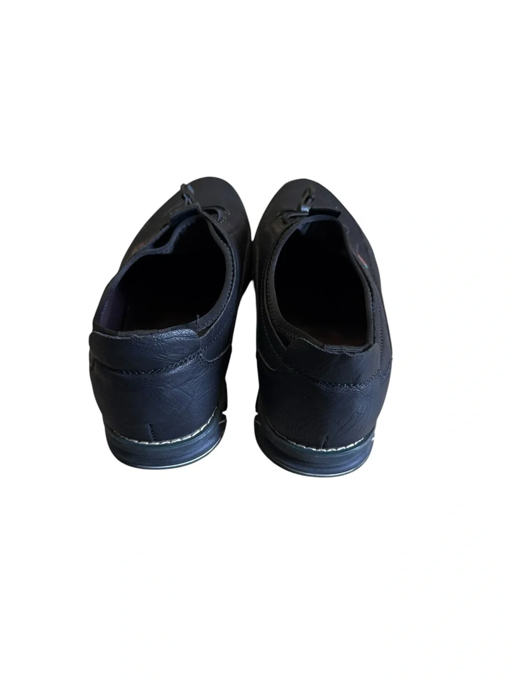 Men's Black Lace-Up Derby Shoes US Size 10 EU Size 43